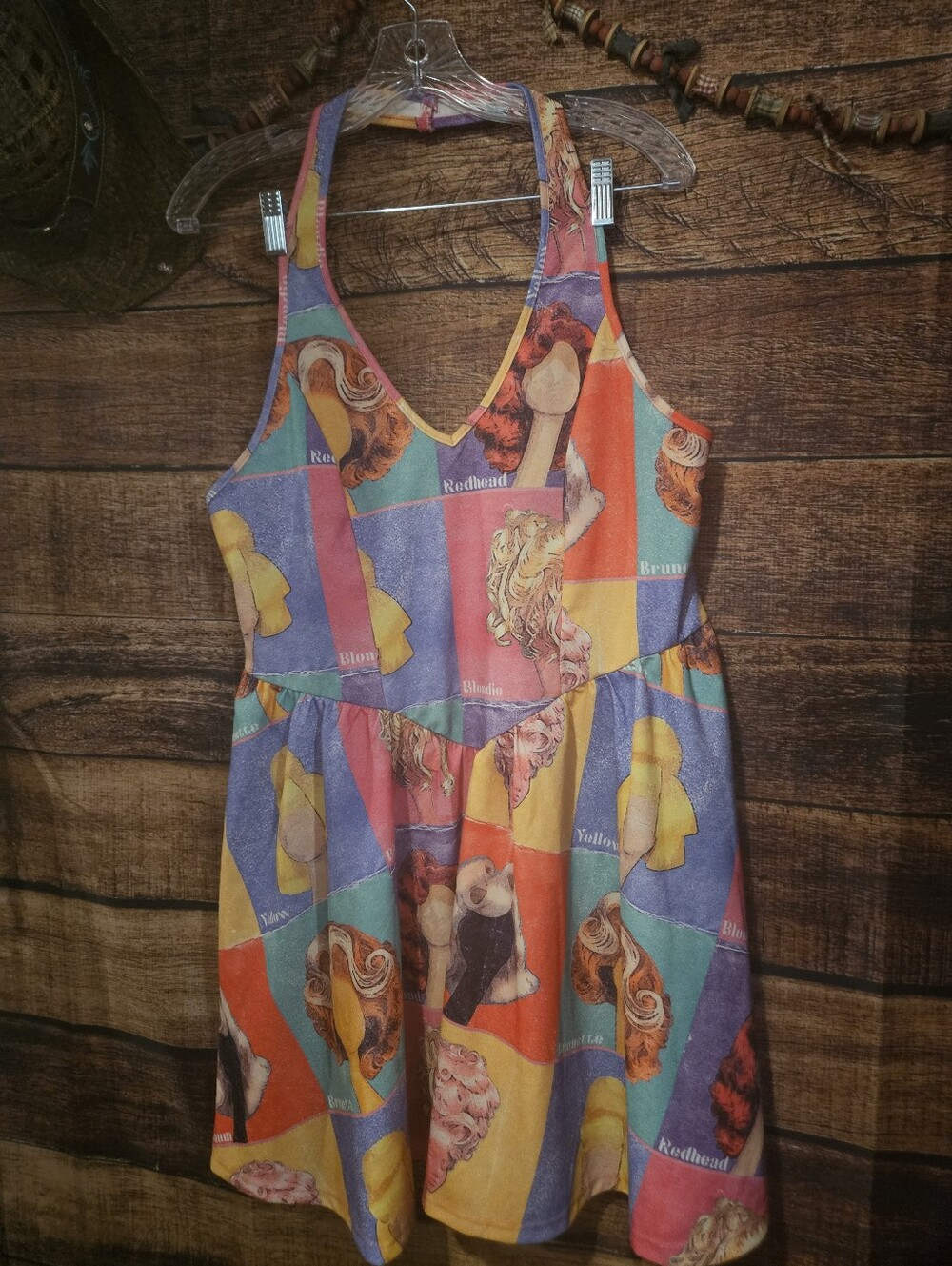 Halter Neck Whimsical Hairsyles Dress! 👩‍🦰 XL